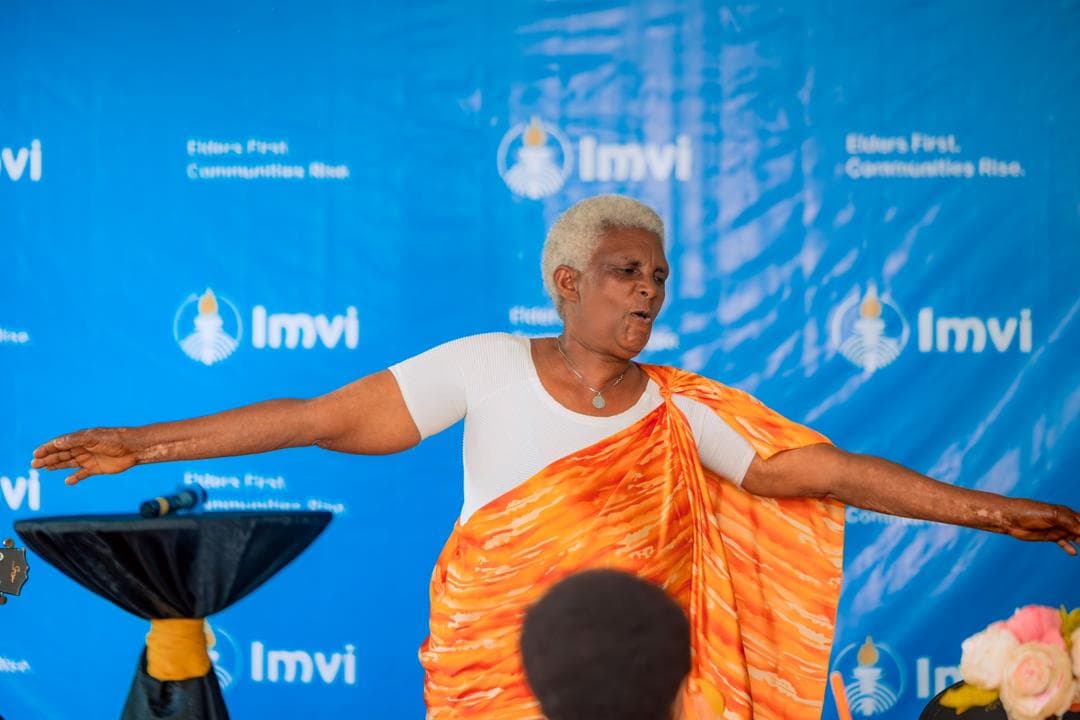 Elder receiving compassionate care through IMVI